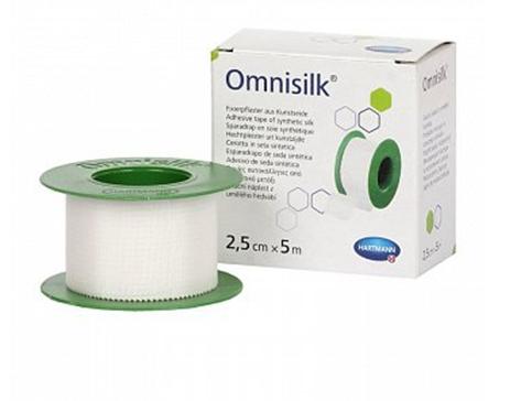 Пластырь из искуственного шелка Hartmann Omnisilk 2,5 см х 5 м