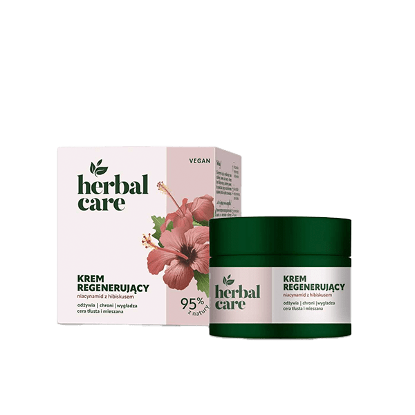 Регенерирующий крем Herbal Care my honey Ниацинамид и Гибискус, 50мл