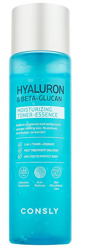 Увлажняющий тонер-эссенция Consly с гиалуроновой кислотой и бета-глюканом, 200 мл