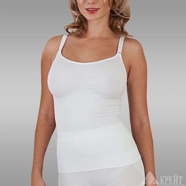 Бандаж компрессионный для коррекции фигуры Крейт У-450, белый