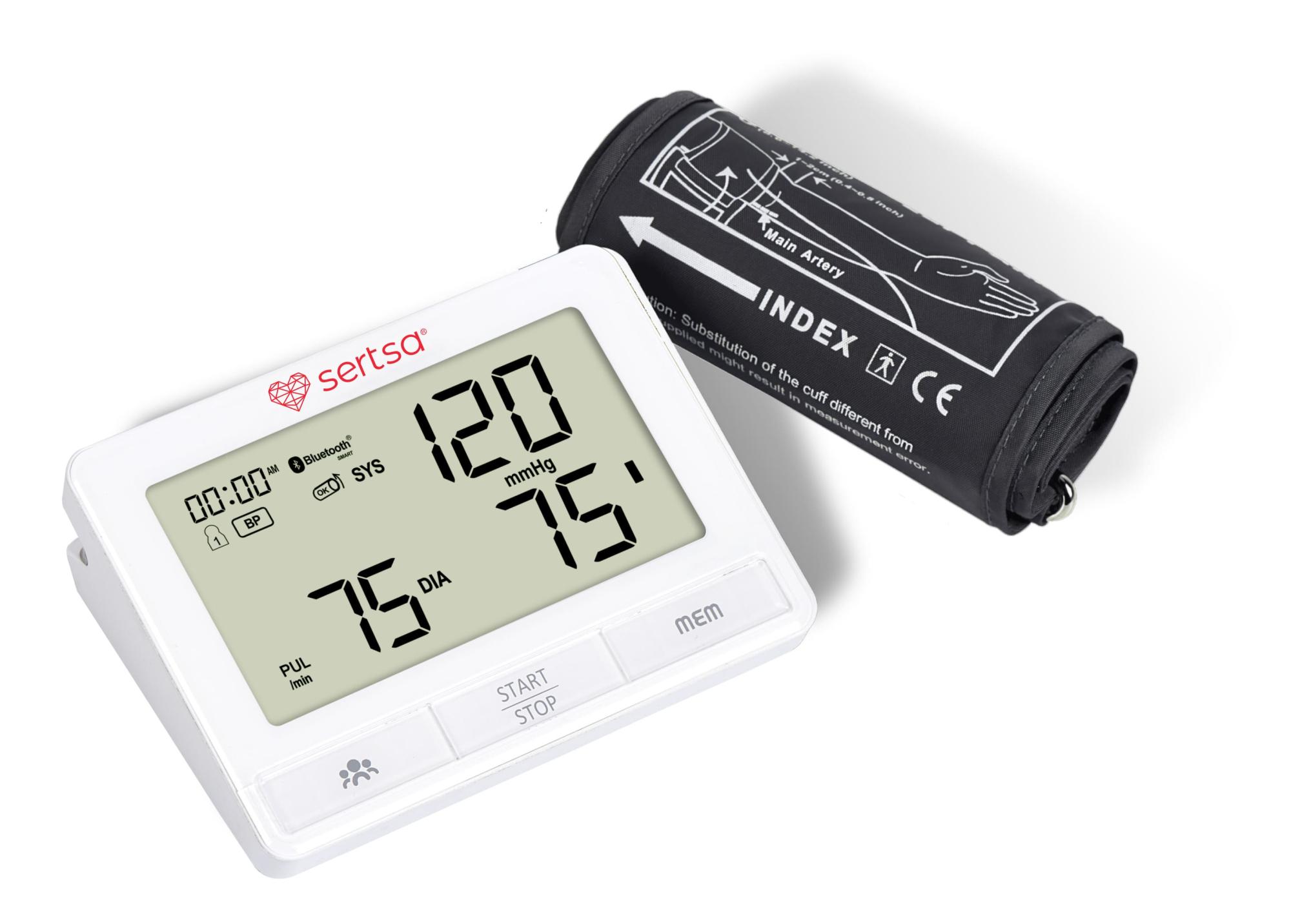 Автоматический тонометр на плечо для измерения артериального давления sertsa®/СЭРЦА Смарт Мoӯны IT (DBP-6279B) с функцией AFIB smart