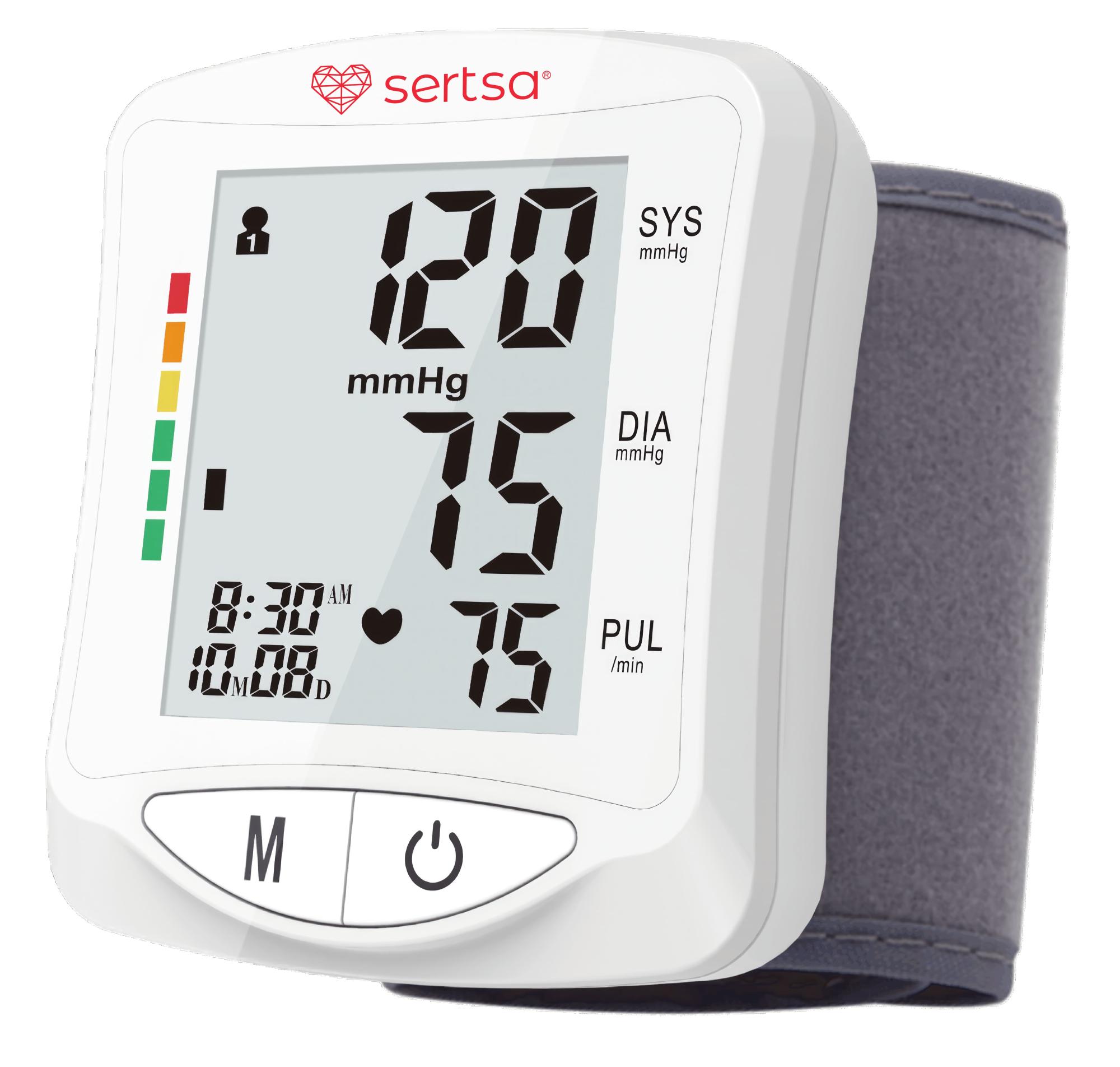 Автоматический тонометр на запястье для измерения артериального давления sertsa®/СЭРЦА Камфорт (DBP-2220)