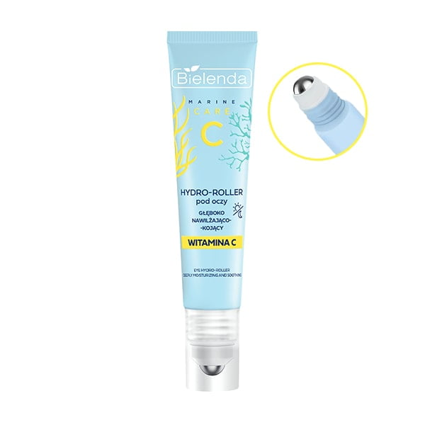 Глубоко увлажняющий  роликовый гидро крем д/кожи вокруг глаз BIELENDA C MARINE CARE, 15 мл