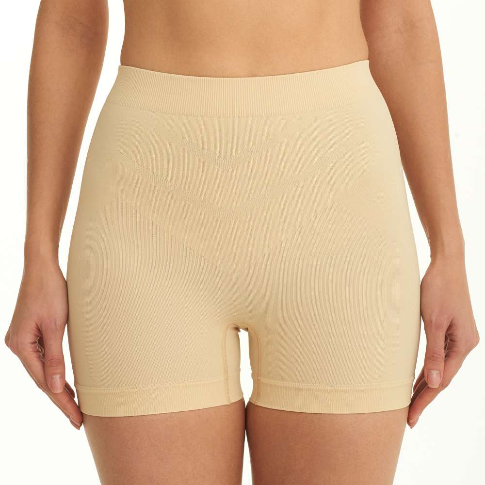 Бандаж компрессионный для коррекции фигуры Крейт У-101, бежевый