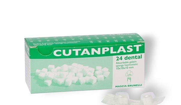 Губка гемостатическая желатиновая Cutanplast Dental, 10 х 10 х 10 мм