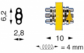 Винт ортодонтический расширяющий Lewa Dental "Micro" 3005/7