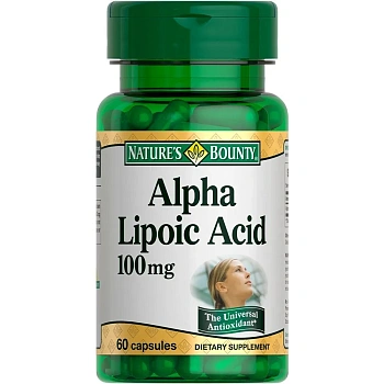 БАД Nature's Bounty Альфа липоевая кислота 100мг капс 470мг №60