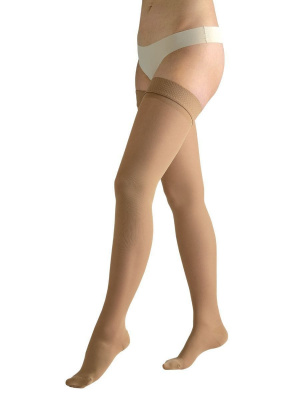 Чулки компрессионные Avicenum Авиценум 140 normal с резинкой и закрытым носком, 1 класс