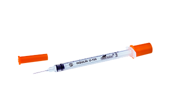 Инсулиновый шприц Avanti Medical трёхкомпонентный стерильный с иглой G27, 1 мл
