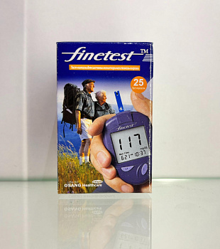 Тест-полоски для измерения уровня глюкозы в крови Finetest Файнтест № 25