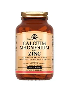 БАД Solgar Кальций+Магний+Цинк таблетки 1596мг №100