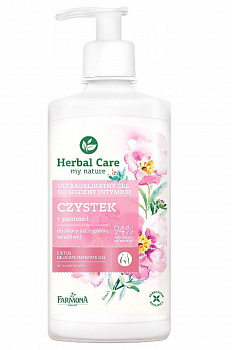 Успокаивающий гель для интимной гигиены Farmona Herbal Care с ладанником и пантенолом, 330 мл