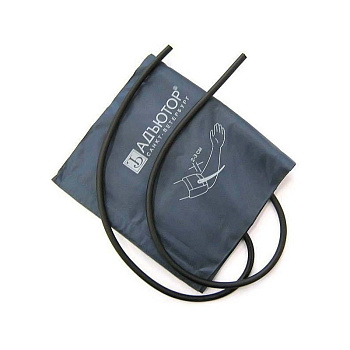 Манжета Адъютор AD2227 детская средняя из латекса с двумя трубками без кольца, 18 - 26 см.