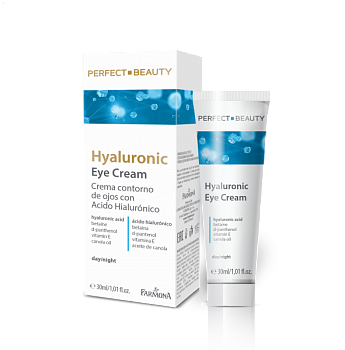 Крем с гиалуроновой кислотой вокруг глаз Farmona Perfect Beauty на день/ночь разглаживающий, увлажняющий, 30 мл